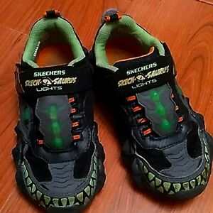 Boys Children Light Up Skechers Sneakers